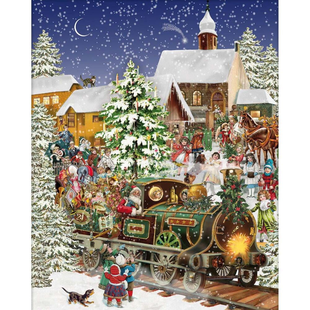 White Mountain® Christmas Train Jigsaw Puzzle