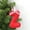 Z, variant on 26 Letters Christmas Tree Pendant 4.7inch Red Felt Monogram Hanging Ornaments with Plaid Bow and Bell Xmas Stocking Alphabet Name Tags for DIY Craft Holiday Party Favors