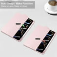 thumbnail image 5 of SaniMore Case for Apple iPad Pro 13 (2024), Auto Sleep/Wake Shock Resistant [Built-in Pencil Holder] Flip Stand [Dual Angle] Transparent Slim Lightweight Anti-fall Tablet Shell, Rosegold, 5 of 8