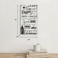 thumbnail image 4 of LifeSong Milestones Christmas Rules Wood Rustic Christmas Decorations Wall Decor, 4 of 6
