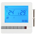 thumbnail image 2 of Floor Heat Thermostat,Thermostat LCD Screen High Thermostat Temperature Controller Meticulously Designed, 2 of 14