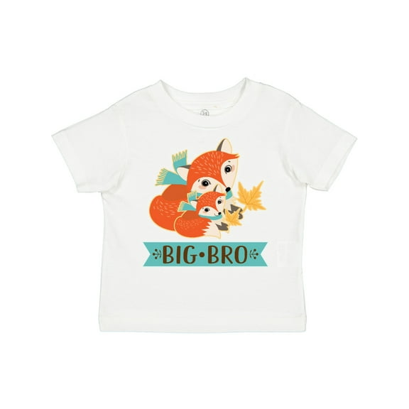 Inktastic Brother Big Bro Woodland Fox Boys Toddler T-Shirt