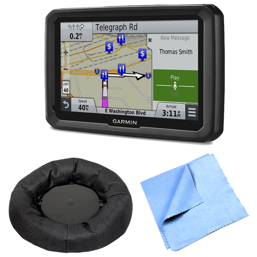 Garmin dezl 7" GPS with Lifetime Map and Updates Universal GPS Navigation Dash-Mount -