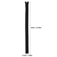thumbnail image 2 of Phenofice 5Pcs Heavy Duty Zipper for Crafts and Costume Designing 60cm Length with 3.5cm Width in Black Nylon, 2 of 8