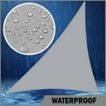 thumbnail image 2 of ShadeMart 16' x 18' x 24.1' Custom Size Grey Triangle Waterproof Sun Shade Sail Canopy Awning Shelter, 95% UV Blockage Water Resistant, Outdoor Patio Garden Carport (We Customize Size), 2 of 5