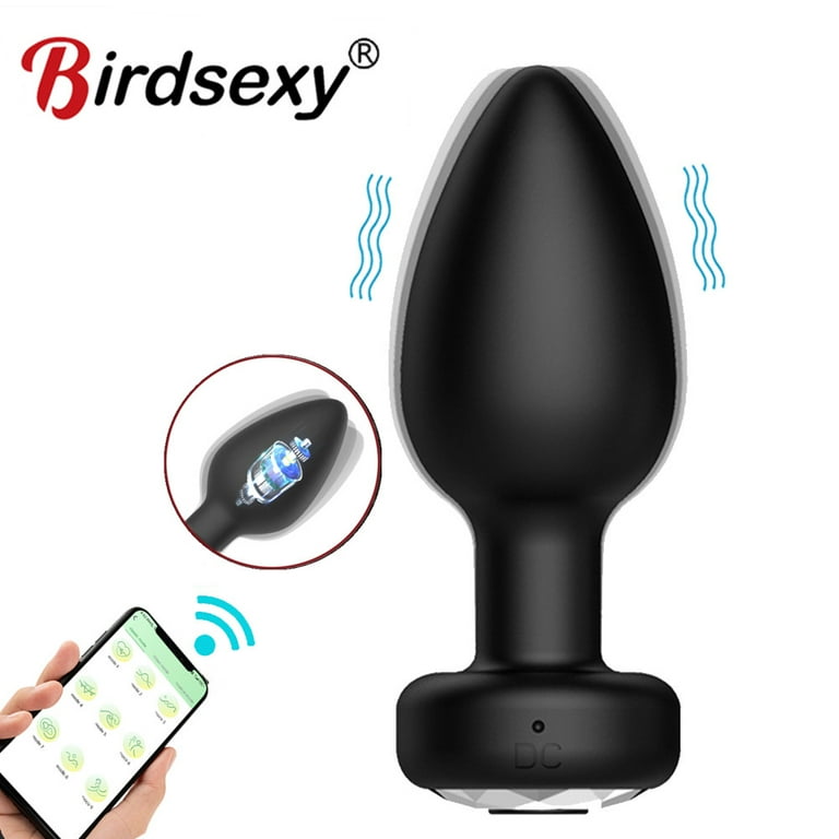 Birdsexy Anal Vibrator Butt Plug Adult Toys with APP Control, Prostate  Massager for Women Men Couples, 3.54*1.26 in - Walmart.com