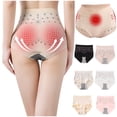 thumbnail image 5 of Matoen Warm Belly Underwear for Women High Waisted Nylon Panties No Show Womens Seamless Brief, 5 of 5