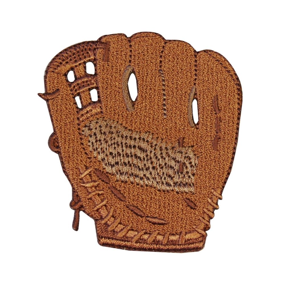 Baseball Mitt Glove Patch Fun Kids Sport Hobby Craft 2.25" x 2.5" logo