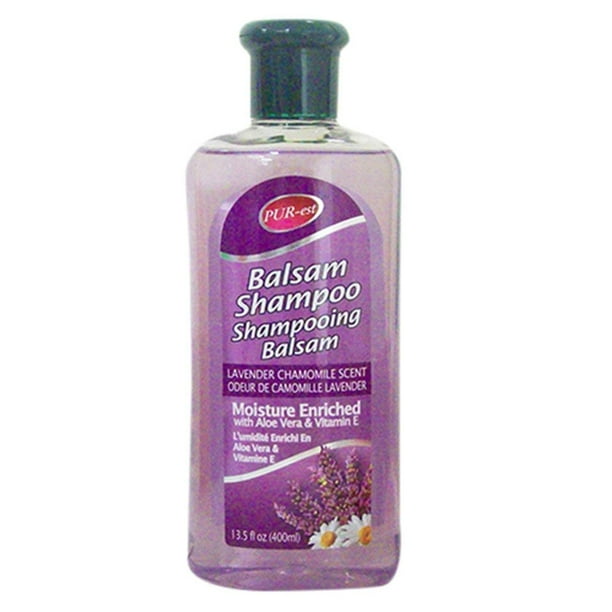 Shampooing au Baume avec Parfum de Camomille de Lavande (400ml) (Pack de 3) par Purest