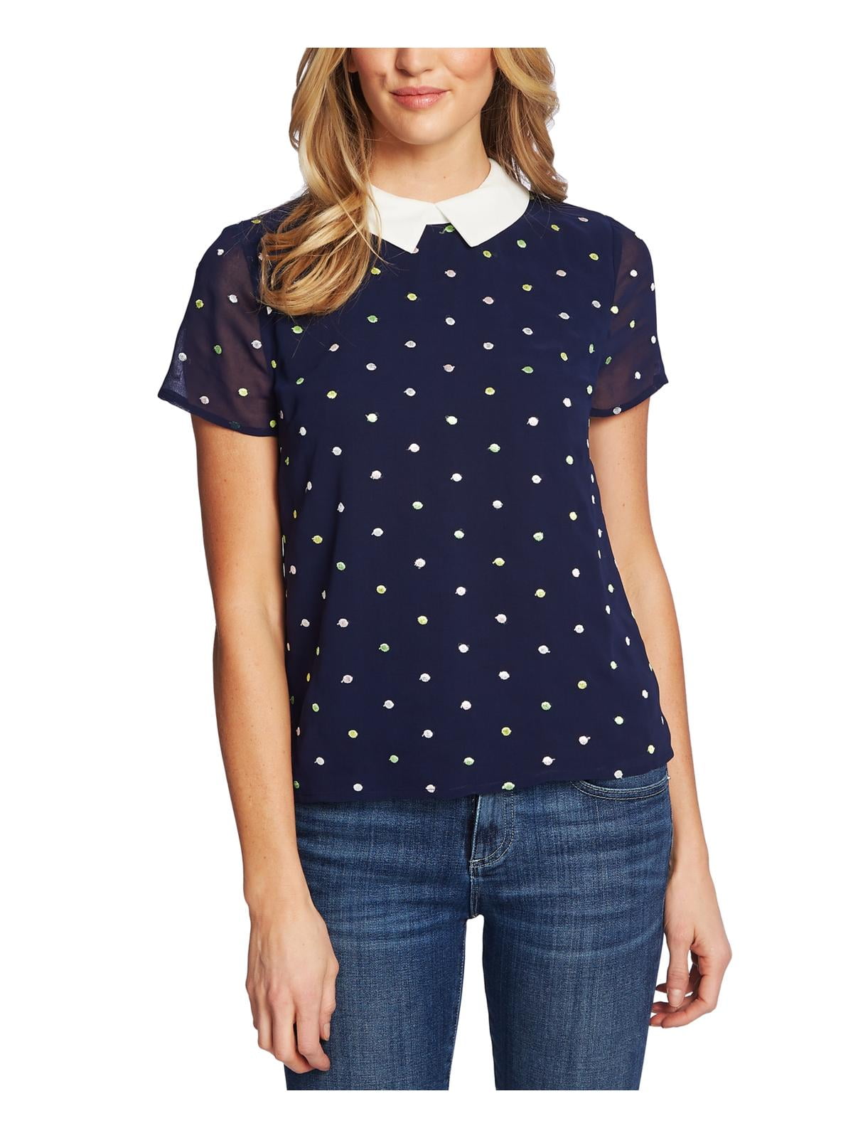 cece polka dot blouse