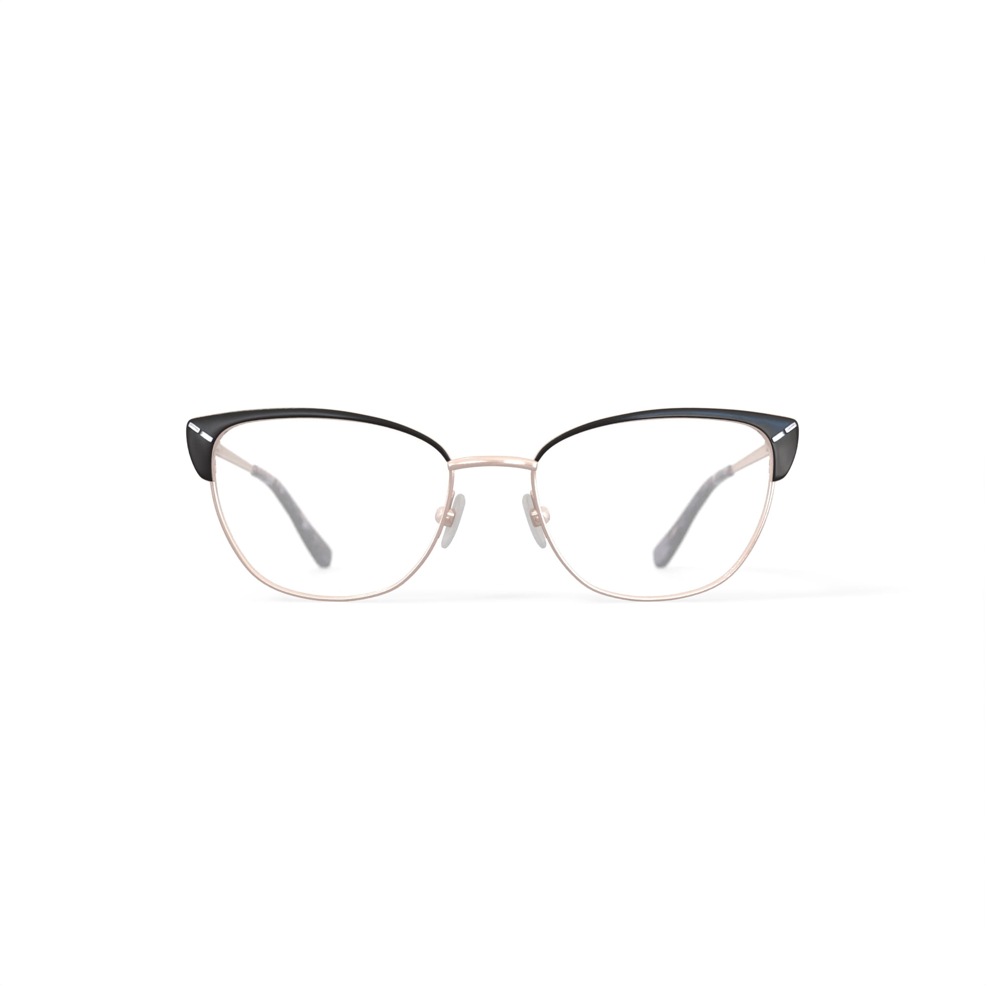 Oscar Women's OSL765 Prescription Eyeglasses with Case, Black