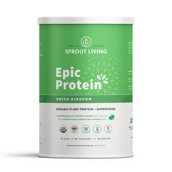 Sprout Living Epic Protein : Green Kingdom - 2 lb