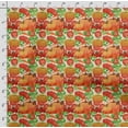 thumbnail image 4 of Soimoi Veggies Print,Cotton Cambric, Quilting Fabric Sold by The Yard 42 Inch Wide, Medium Weight Cotton Fabric, SewingSupplies,Orange, 4 of 5