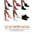 thumbnail image 2 of Daeful Women Plush Slippers Indoor House Socks Shoes, 2 of 6