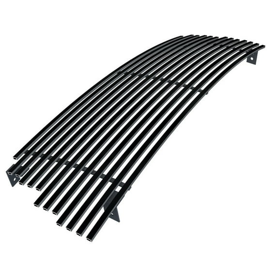 APS Compatible with GMC Canyon 2004-2012 Main Upper Stainless Steel SS Black Billet Front Grill Grille Insert G85474H
