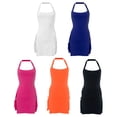 thumbnail image 6 of Ladies Trendy Halterneck Bodycon Short Dress with Backless Side High Slit Hollowed Out Dresses for Nightclub Evening, 6 of 9