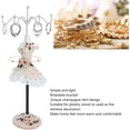 thumbnail image 3 of ZOUSSIQI Jewelry Display Stand, Model Dress Jewelry Display Stand Earrings Necklace Storage Doll Holder with Rotatable Bracket Bracelet Holder Organizer Rack Tower Decoration Dress CA919-25657, 3 of 9