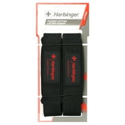 Harbinger Padded Cotton Weightlifting Support Straps Black, 21.5