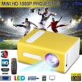 thumbnail image 3 of pitrice Newest Design Portable HD 1080P Mini Video Projector LED Home Theater Projector锛圔lack US锛?Electronics Other, 3 of 3