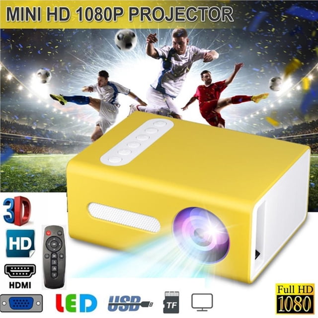 Nuevo Diseño Portátil Hd 1080P Mini Proyector De Video Led Proyector De Cine En Casa (Negro Ee. Uu.) Kearding EL007203-00