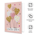 thumbnail image 2 of Diamond Dotz Diamond Embroidery Facet Art Greeting Card Kit-Love Balloons, 2 of 6