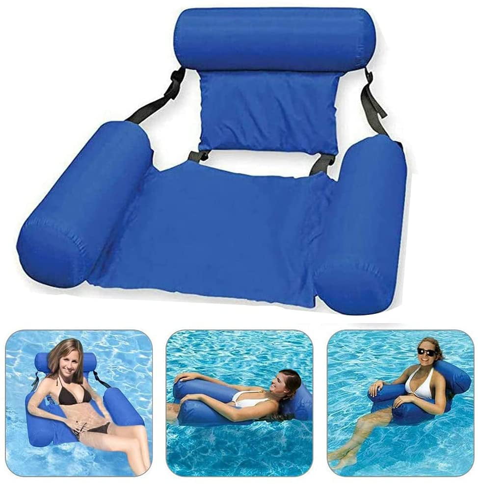Multi-Purpose Comfortable Inflatable Floating Bed Swimming Pool brandless Adult Creative Swimming Pool Floating Bed Water Deck Chair