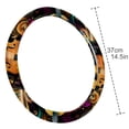 thumbnail image 4 of Musical Instrument 14.5 Inch Printing PVC Leather Car Wheel Cover Steering Wheel Covers Auto Accessories, 4 of 6