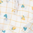 thumbnail image 5 of Conjuntos de blusas y camisas de cuello redondo y manga corta para niños de verano, ropa de casa estampada de manga corta para niños y niñas., 5 of 5