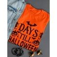 thumbnail image 3 of Days Till Halloween T-Shirt Women -Image by Shutterstock, Female 5X-Large, 3 of 4