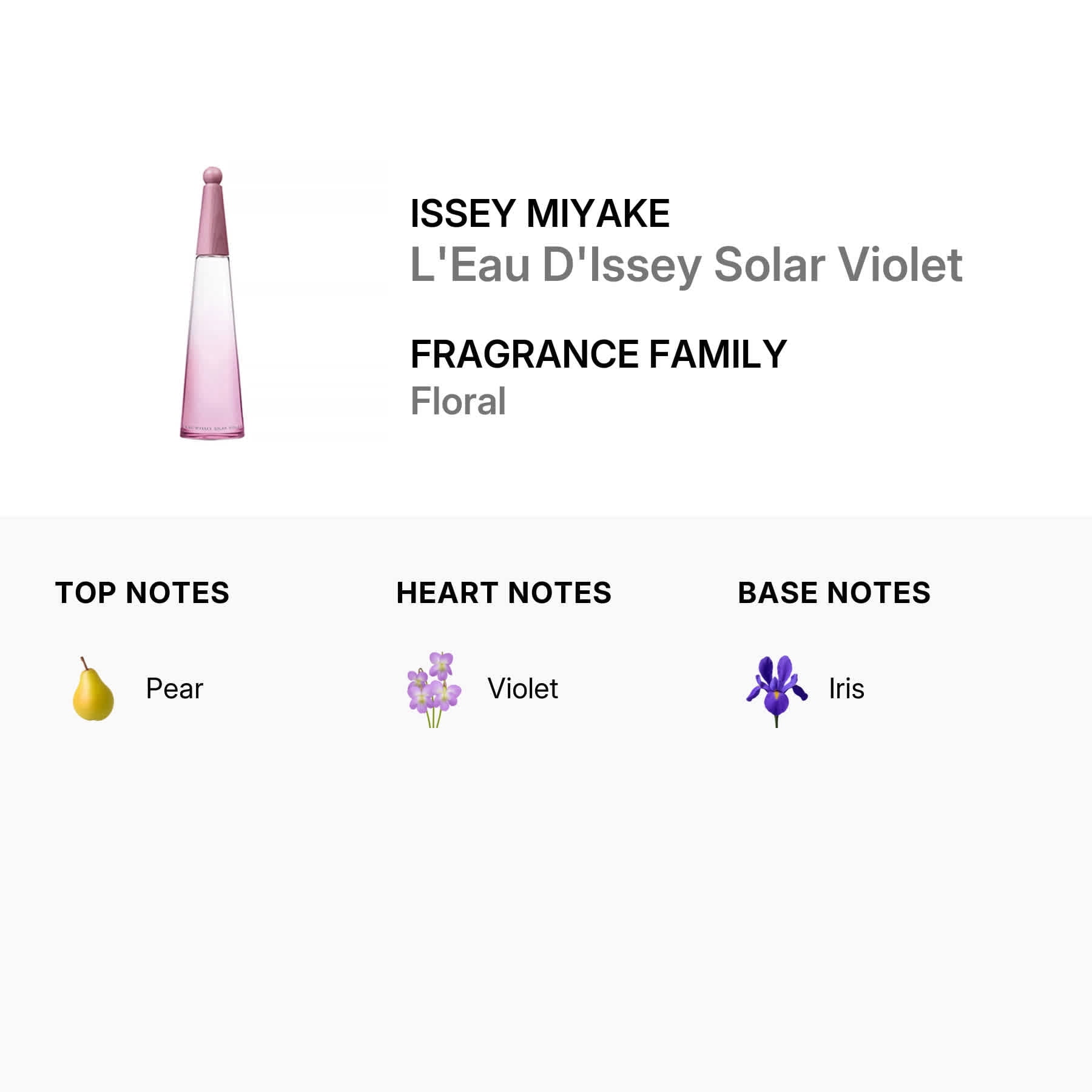 Issey Miyake Ladies L'Eau D'Issey Solar Violet EDT Spray 3.4 oz Fragrances 3423222105884