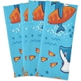 thumbnail image 2 of GZHJMY Dishcloth, Kitchen Towel, Kitchen Gifts for Restaurant, Kitchen, Party, Funny Cartoon Shark, 2 of 7