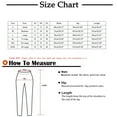 thumbnail image 3 of Leesechin Womens Jeans Trendy High Waist Loose Pocket Lace-Up Flared Pants Stretch Cow Jeans Pants, 3 of 9