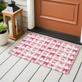 thumbnail image 5 of Aesthetic Bows Washable Area Rug 2 x 3 ft Pink Rose Bow Love Bow White Background, Soft Non Slip Rugs Stain Repellent Indoor Felt Carpet for Living Dining Room Bedroom Home Office, 5 of 9