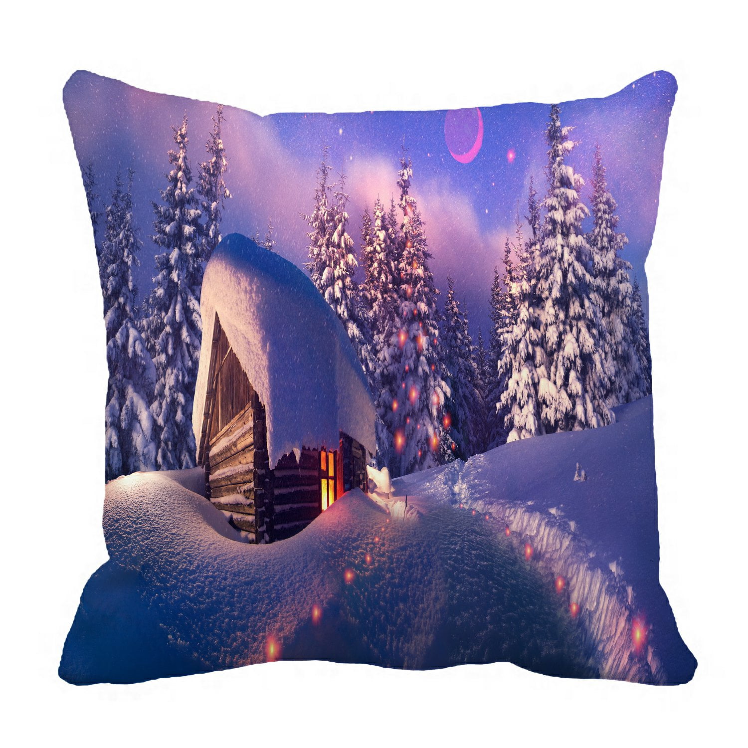 Download PHFZK Winter Snow Tree Pillow Case, Merry Christmas ...