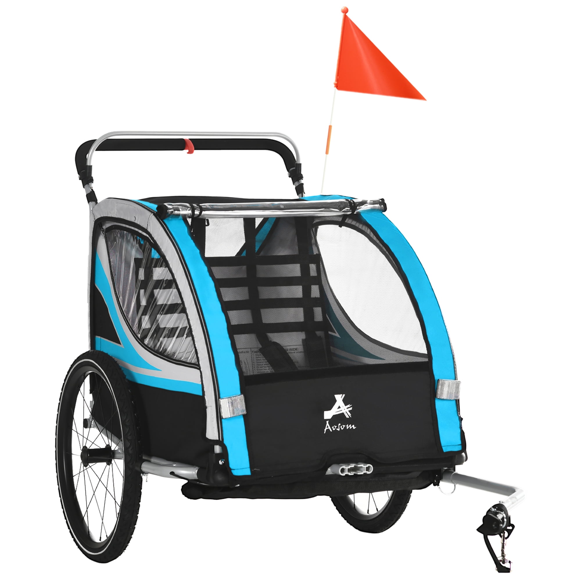 three wheel bike with trailer