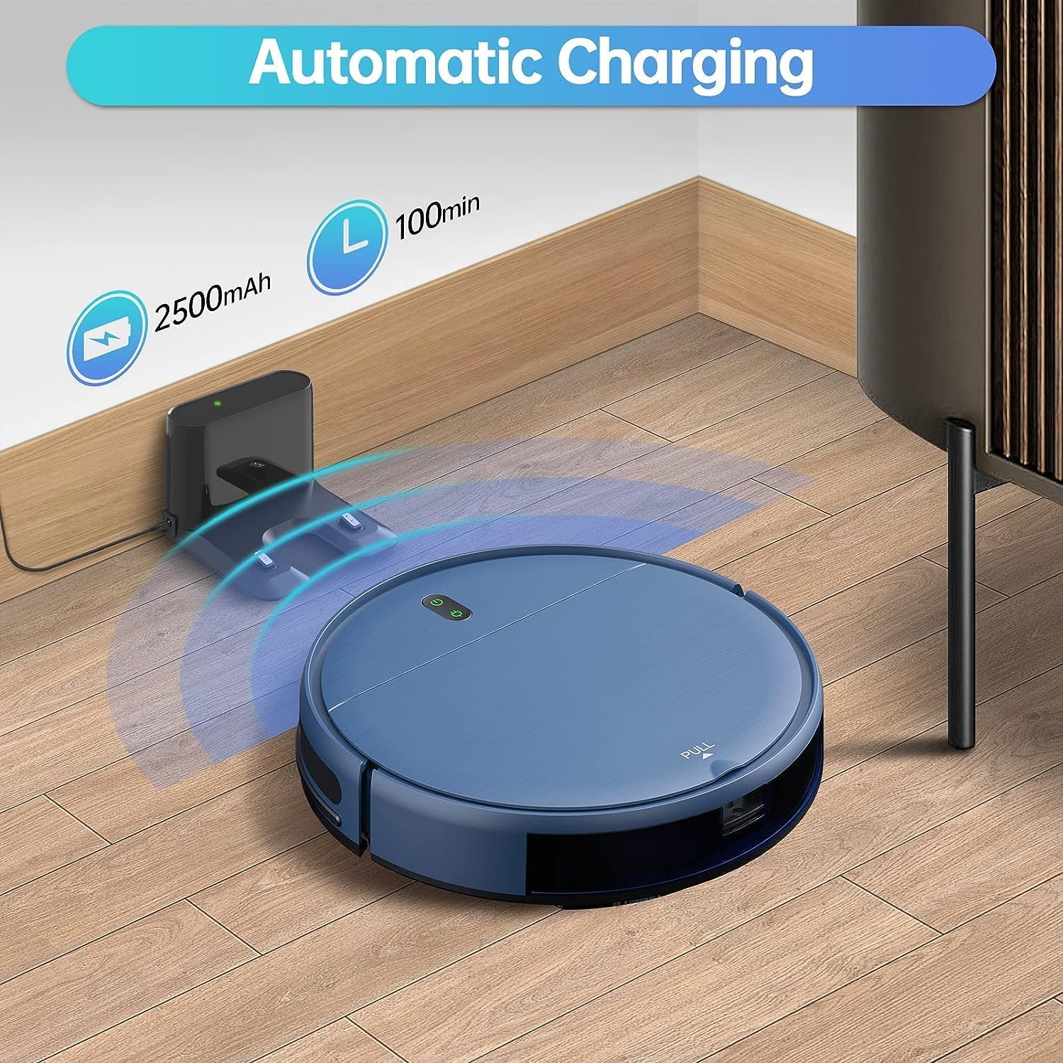 ONSON Robot Vacuum Cleaner, Robot Vacuum and Mop Combo with WIFI/Alexa for Pet Hair and Hard Floor