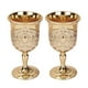 thumbnail image 1 of 2 unids Elegantes copas de vino tinto delicados Copas de vino portátiles de whisky (Dorado), 1 of 5