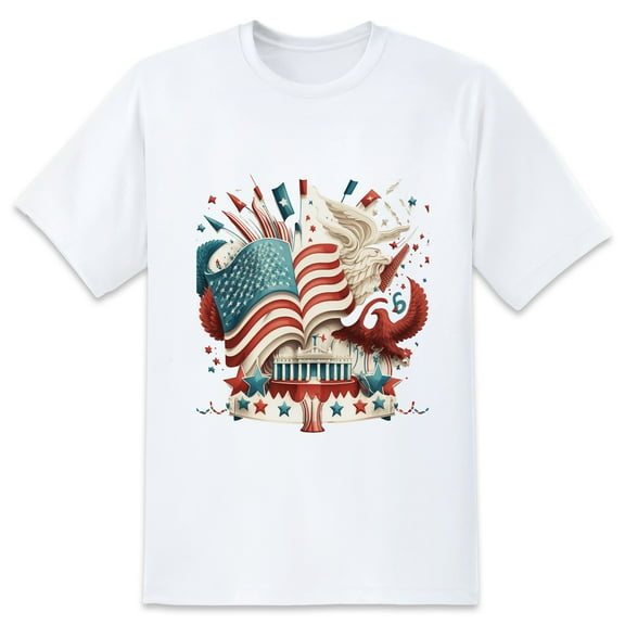 Men's Graphic TeeFlag (3) Letter Print T-Shirts Round Neck Short Sleeves Sizes XS-5XL Summer Daily Casual Tops