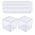 thumbnail image 3 of Contenedor de vitrina acrílica de 50 Uds., vitrina de 3,3x3,3x3,3 cm, tienda transparente, Mini caja de dulces multiusos, cubo para modelo fundido a, 3 of 8