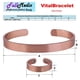 thumbnail image 5 of Pulseras magnéticas VitalBracelet 2 Pzas 15-17cm 8mm 5mm Cobre Color: Cobre., 5 of 5