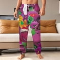 thumbnail image 2 of Barney And Friends Sweatpants for Men Women, Funny Printed Elastic Waist Joggers Pant Casual Graphic Workout Track Pants Trousers with Drawstring, 2 of 7