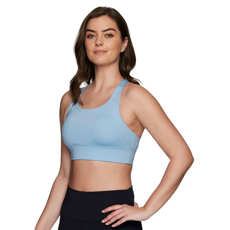 RBX Active Women's Low/Medium Impact Breathable Strappy Back Sports Bra 
