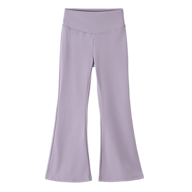 Girls Pants High Waisted Flared for Fall Sports and Casual Wear Mid Size Children,High Waisted Pants