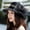 Black, variant on Organza Fascinators Hats for Women Summer Beach Wide Brim Sun Hat Polka Dots Cocktail Tea Party Wedding Bridal Flower Hat