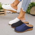 thumbnail image 6 of YOUYEDIAN Orthopedic Shoes for Women Spring Walking Slip on Non Slip Arch Support Sneakers Wide Comfortable Mesh Closed Toe Shoes (White), 6 of 7