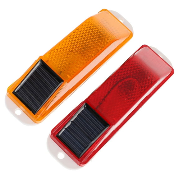 Toddmomy Solar Strobe Warning Light Pc 2Pcs For Fishing Boats
