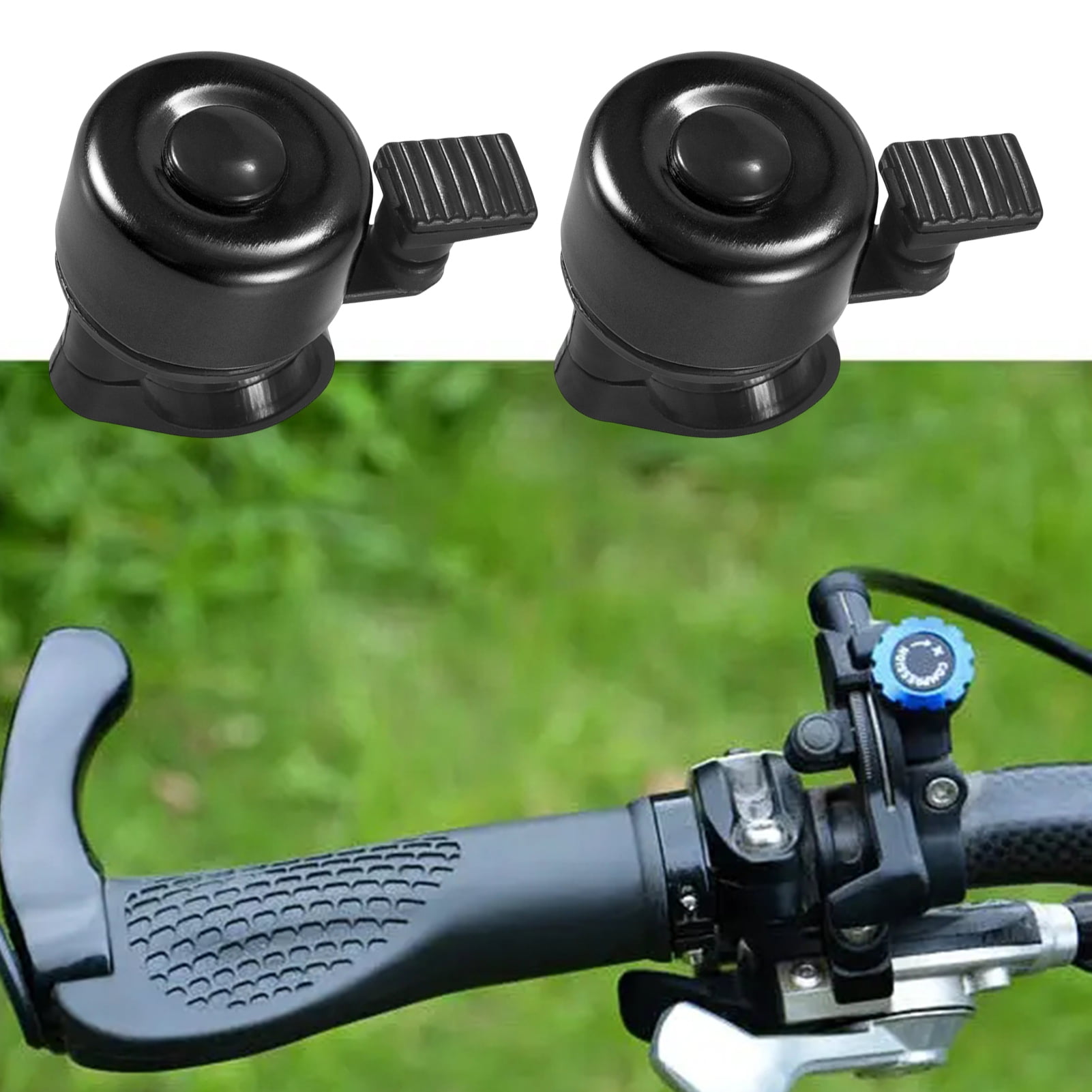 DoubleYi Kids Bike Bells 2Pcs Safety Alarming Compact SIze Convenient