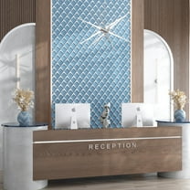 Solace 12x9 Blue Metallic Silver Glass Mosaic Diamond Wall Tile (3.91 sq ft/case) - 5 Pack