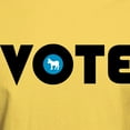 thumbnail image 3 of CafePress - Vote Blue White T Shirt - Light T-Shirt - CP, 3 of 4