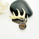 thumbnail image 4 of Effortlessly Stylish Hat Clips Clip Outdoorsman Handcrafted Brass Clip - Unforgettable Hat Clip/Brass Antler Hat Clip/Hat Clip For Hunting, 4 of 9